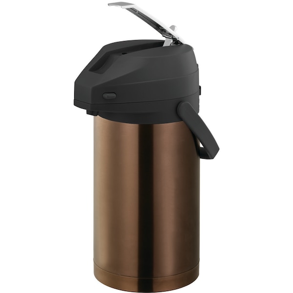 Airpot with Lever Lid, 3L Stainless Steel Lined, Rose Gold